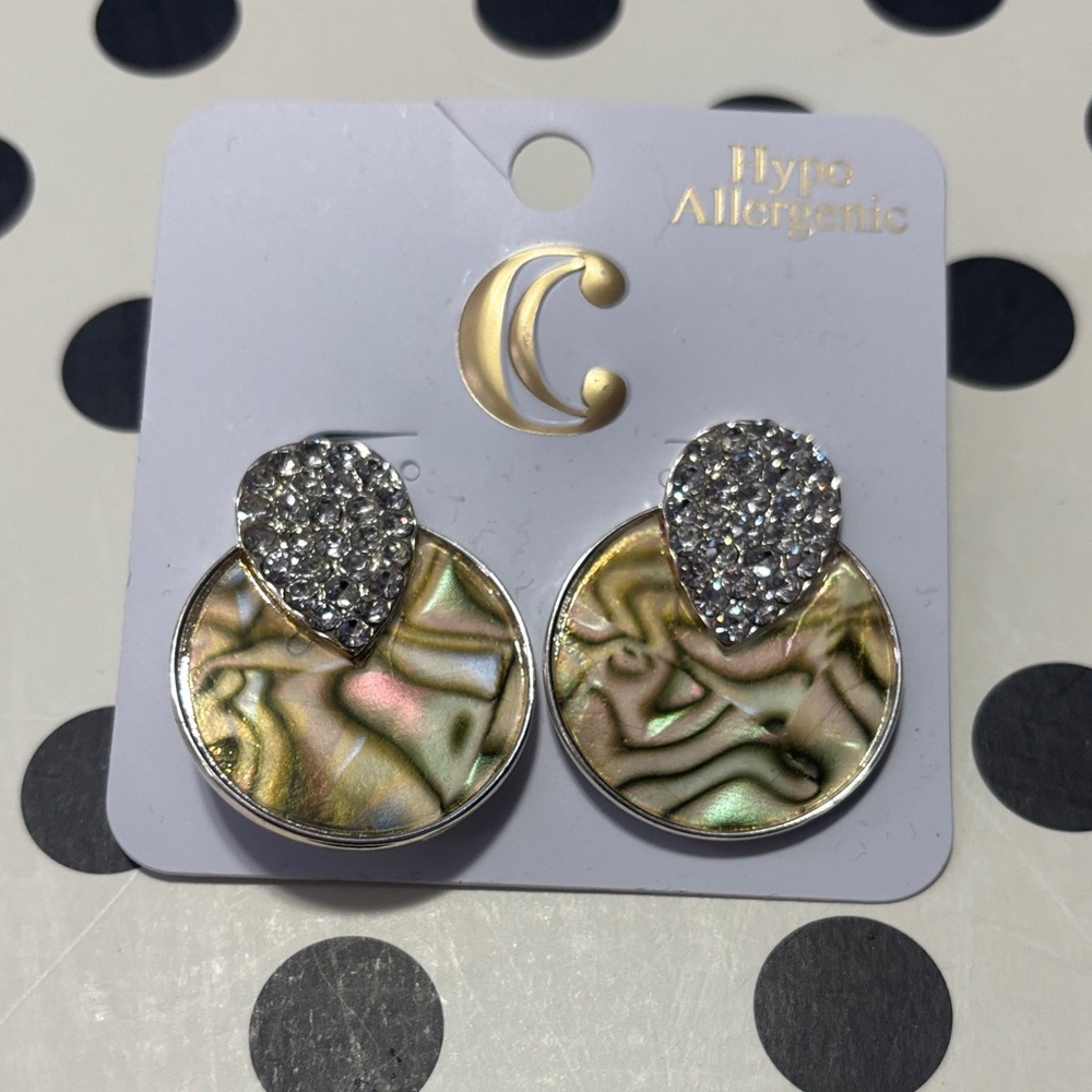 Charming Charlie Silver and Gold Earrings